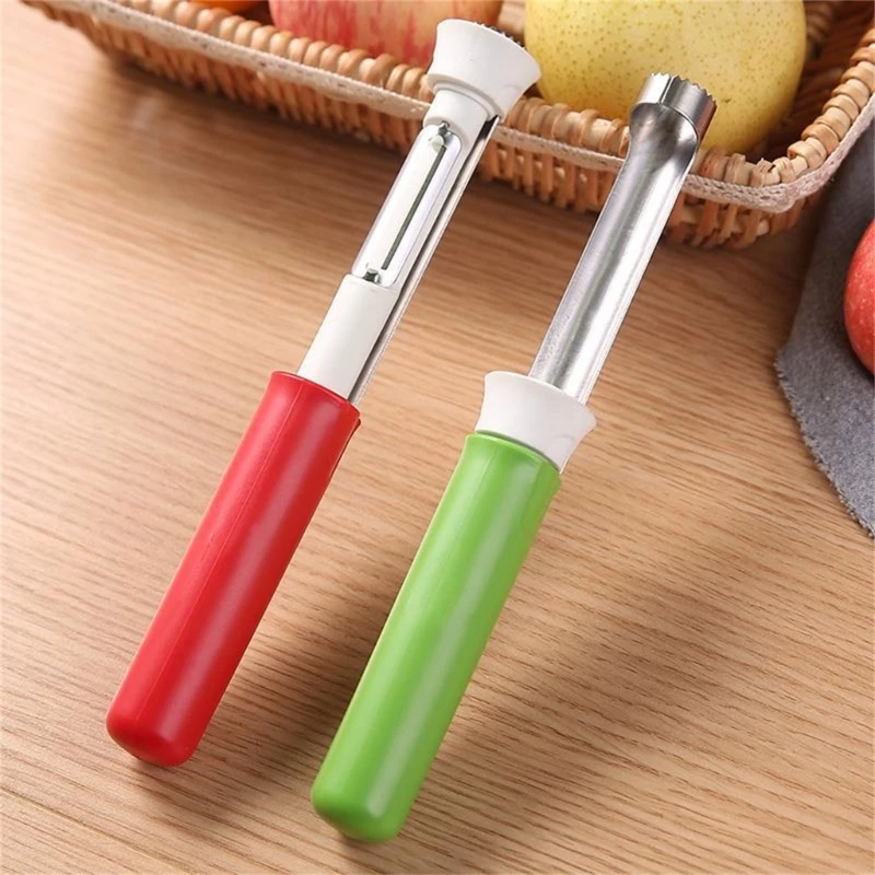 Stainlesss Steels Removers Fruit Skin and Seed Removal Tool Kitchenwares Grade Vegetable Corer Cooking Tool