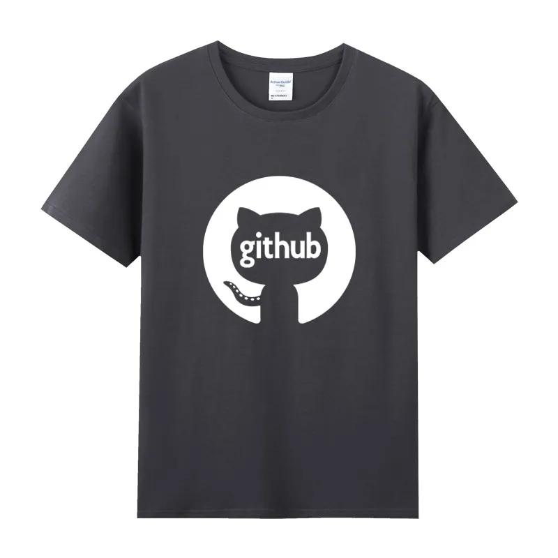 تي شيرت صيفي Github Octocat، Homebody، Geek، Programmer، تي شيرت من القطن الخالص برقبة دائرية وأكمام قصيرة للرجال والنساء