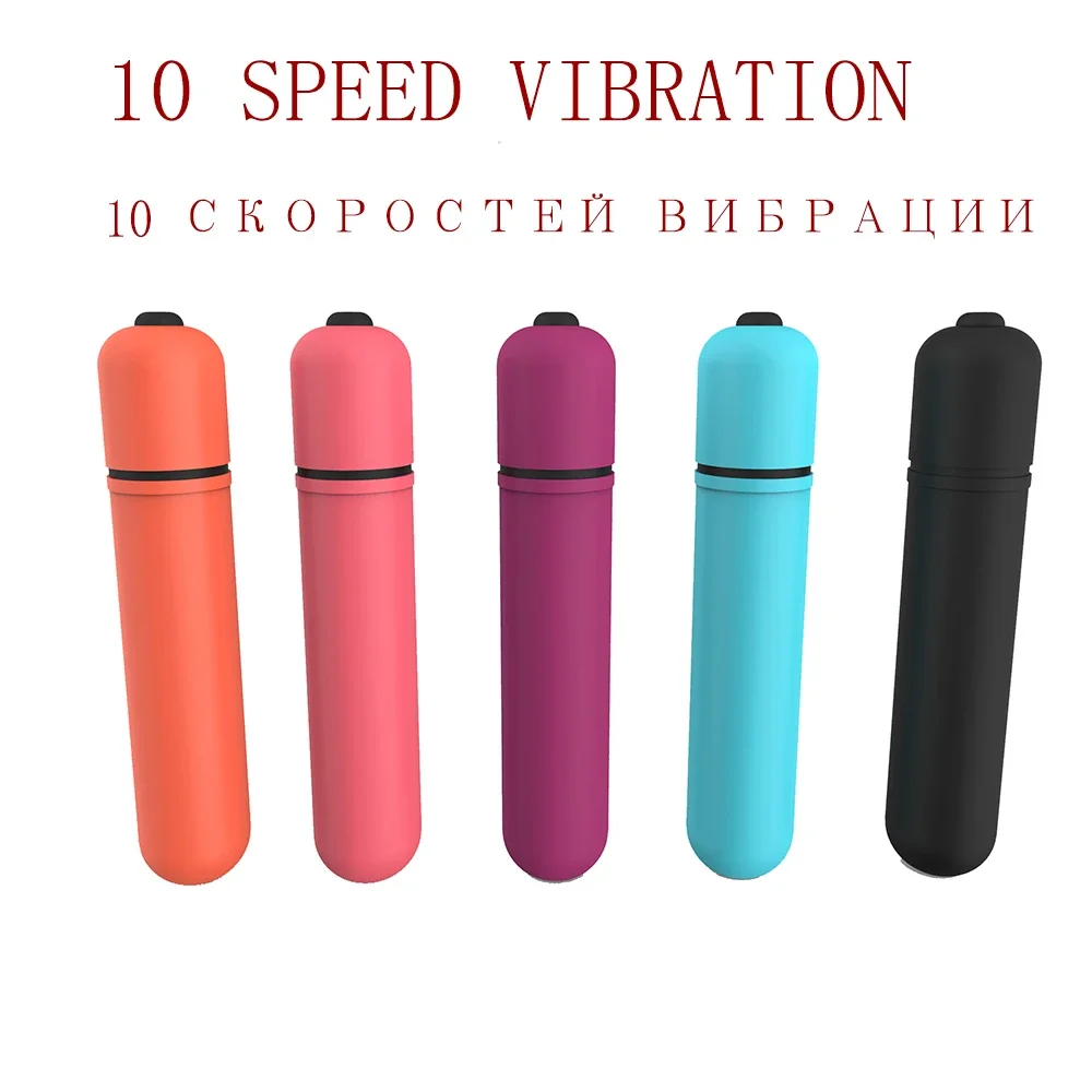 Mini Waterproof Bullet Vibrator with 10 Speed Clitoris Stimulator Dildo Vibrator for Women Sex Toys And Pleasure Machines