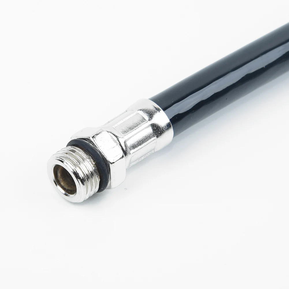 تركيب سيارة الأسود نافخة خرطوم كليب تشاك أداة قطع غيار دراجة نارية شاحنة الضغط متر السيارات مرنة