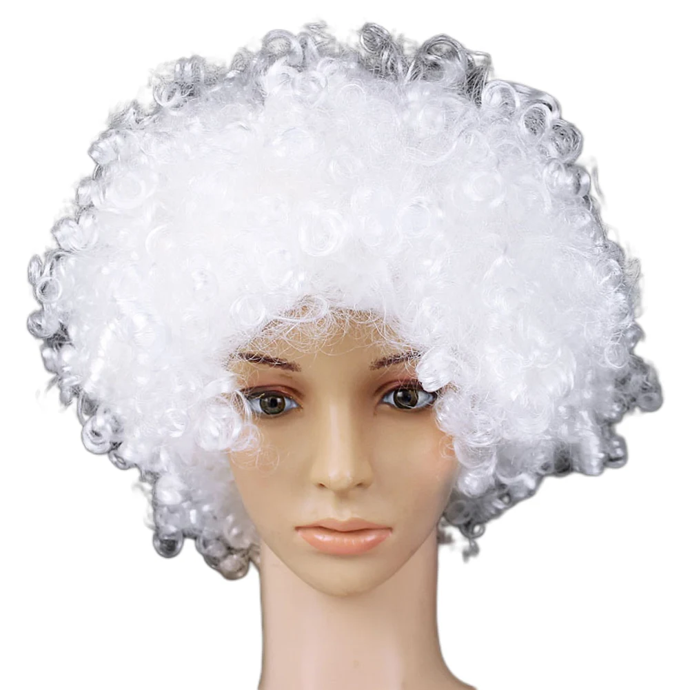 Soccer Game Cheer Wig Props Headwear Hair Cover Football Afro Football Matches Sports Parties Photo Shoots