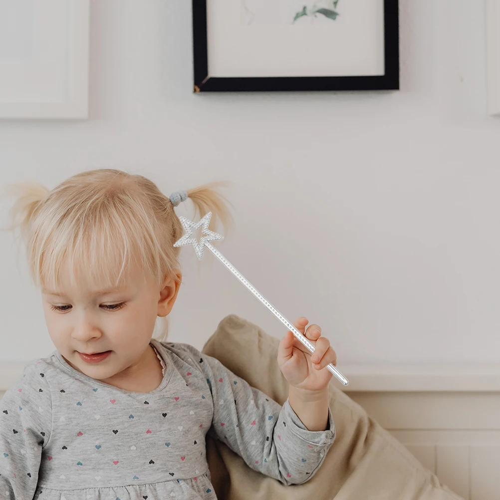 

5Pcs Pentagram Wands Kids Toys Birthday Party Favor Halloween Cosplay Stage Party Supplies Props Plastic Star Wands