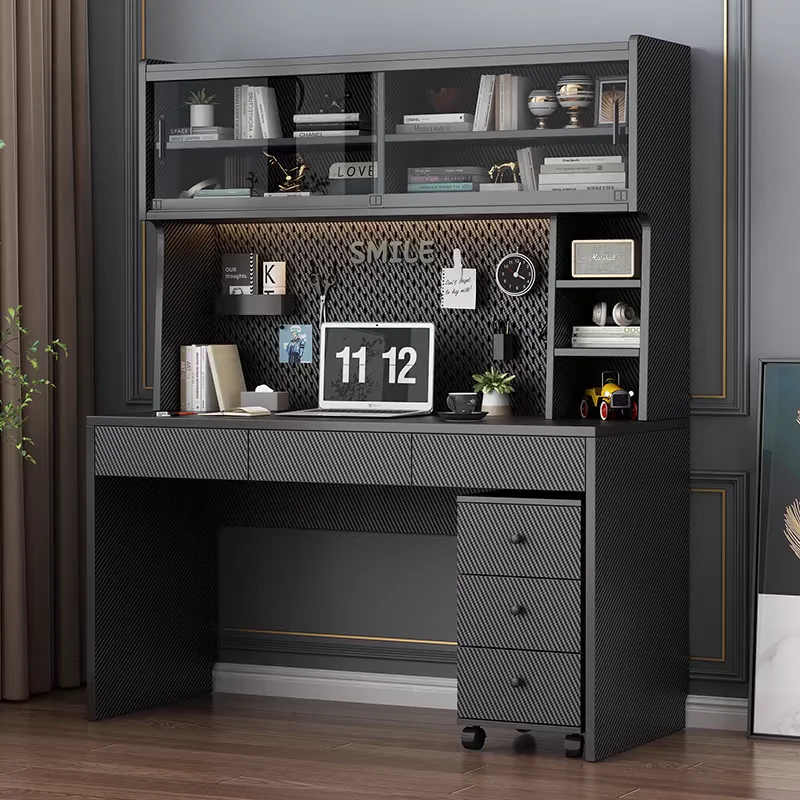 

Simple Wooden Computer Desk With Bookshelf Computer Bookshelf Game Table