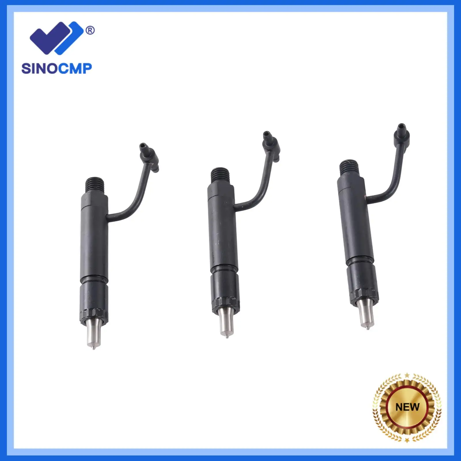 3pcs Fuel Injector 729503-53100 For Yanmar Komatsu Engine 3D84E 3D84 3TNE84 3TNE88 Excavator Accessories