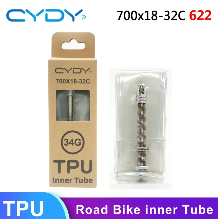 Ultralight Bike TPU Inner Tube 700C 700X18-32C Road Bicycle TPU Material Tire 45/65/85mm French Valve Pneu Camera Tyre
