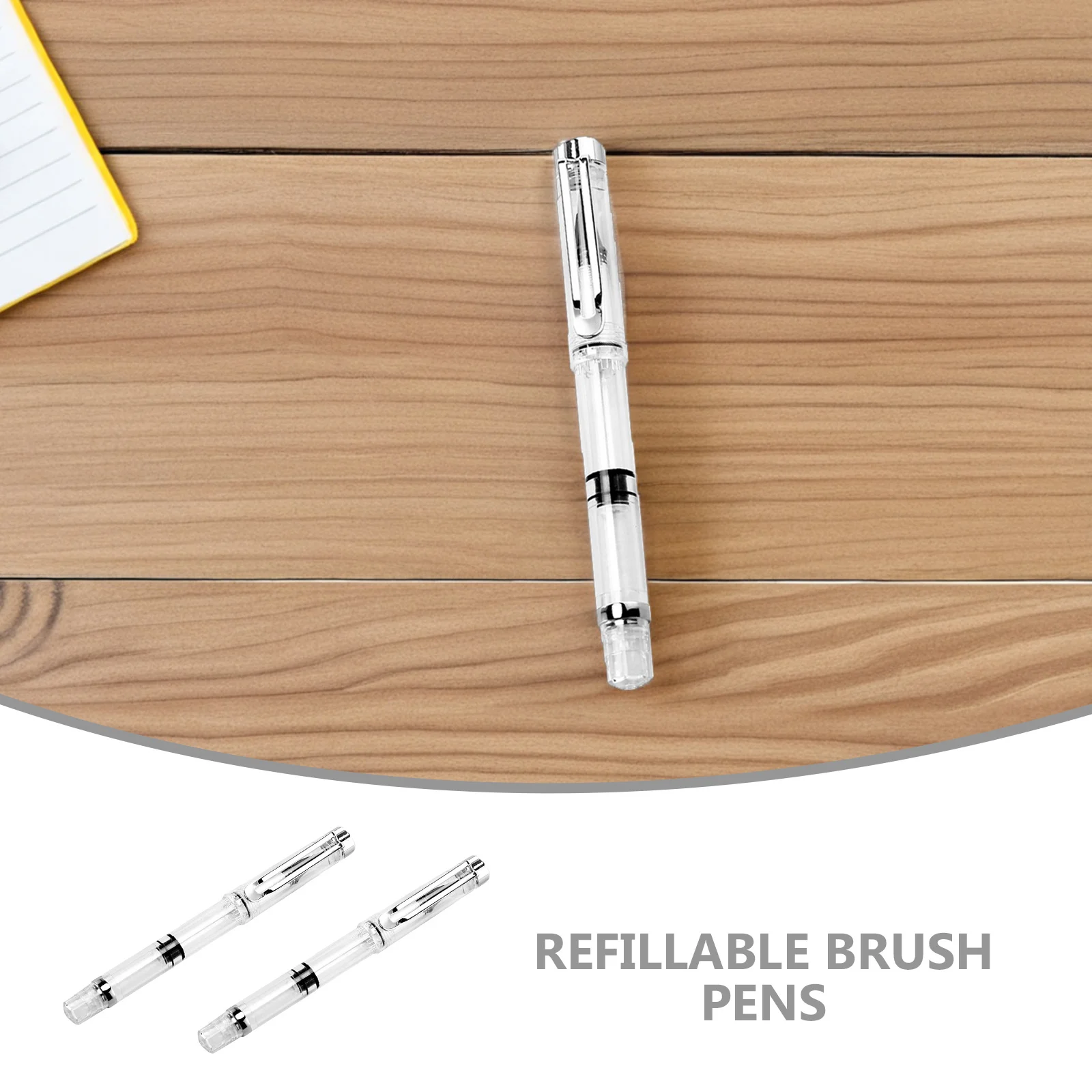 

5Pcs Refillable Calligraphy Brush Pens Watercolor Soft Brush Pen Set for Painting Drawing Writing Stationery Calligraphy Pens