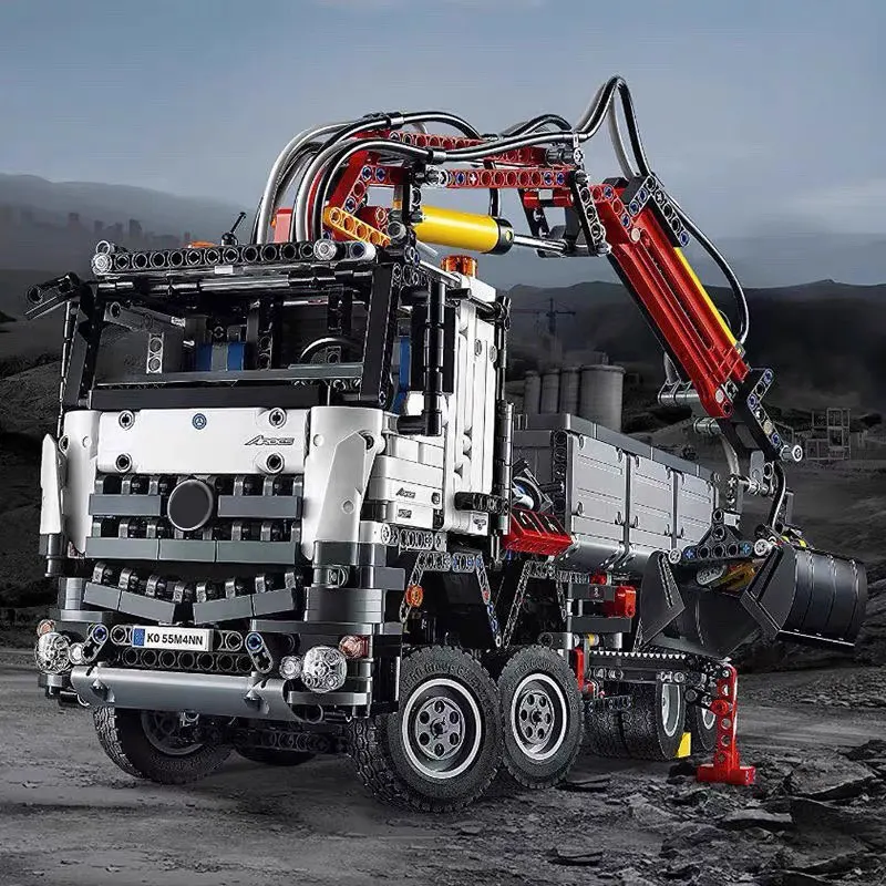 Nowy produkt, model ciężkiego samochodu z napędem, klocki konstrukcyjne, montaż DIY42043, zabawka dla chłopca, prezent urodzinowy dla dorosłych