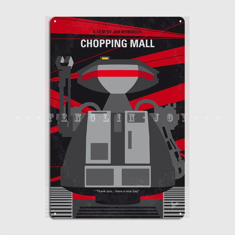 Chopping Mall Metal Sign Wall Cave Printing Garage Club Plaques Tin Sign Poster