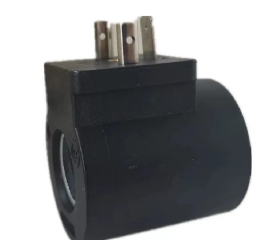 Industrial Hydraulic System Solenoid Coil, 24VDC Electromagnetic Replacement Coil for Hydraulic Valve Maintenance