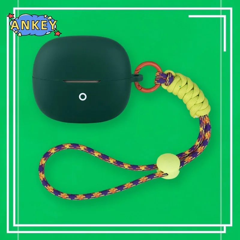 

Силиконовый чехол для наушников Realme Buds Clip с крючком, защитный противоударный чехол для беспроводных наушников со шнурком