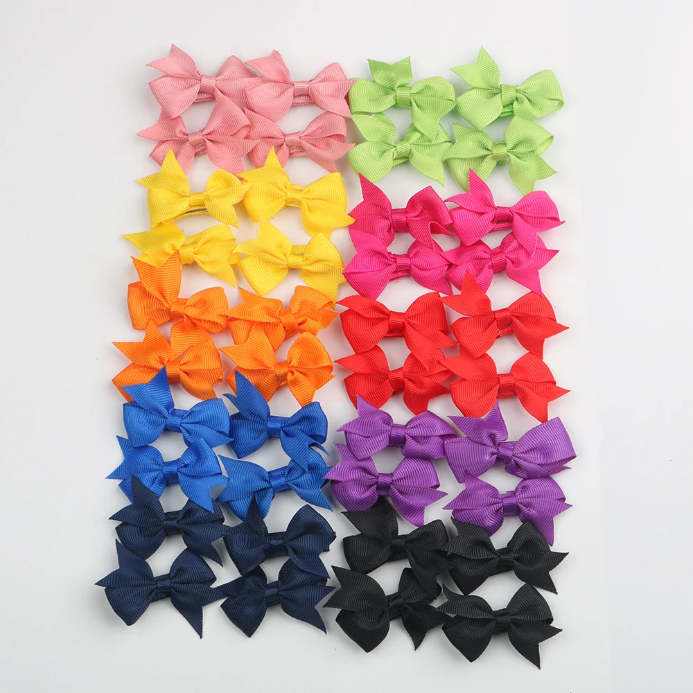 

20ppcs Baby Hair Clips 2inch Hair Bows alligator Clips for Infant and Baby Girls for Daliy Life Hair Accessories