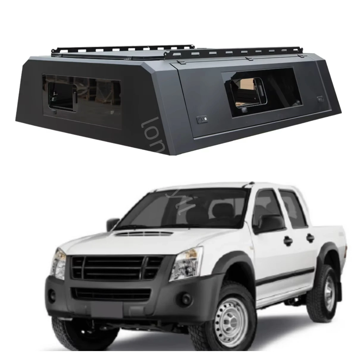 

D-Max 2019+ Single Cab Customized Aluminum Alloy Waterproof Tonneau Cover Sports Camping Pickup Truck Bed Canopy