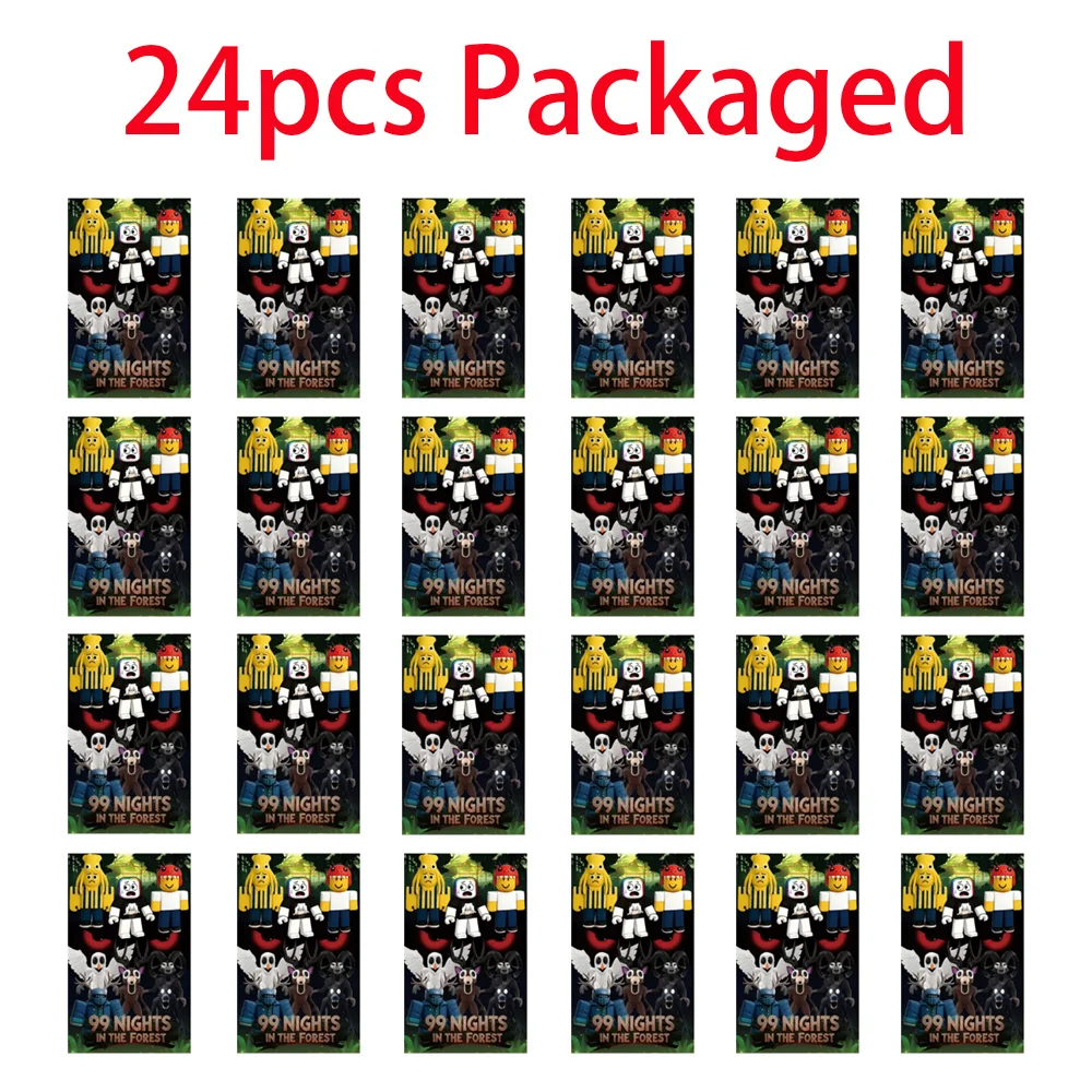 99 ليال في الغابة أرقام تمثال البومة الماعز الذئب الغزلان لعبة بلاستيكية هدية أنيمي صندوق أعمى عمل نموذج دمية غامضة ديكور #5