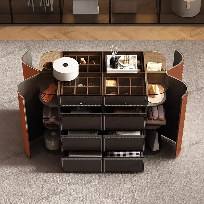 LD Minimalist Cloakroom Jewelry Cabinet Storage Bedroom Bedside Jewelry Cabinet Bucket Living Room Furniture