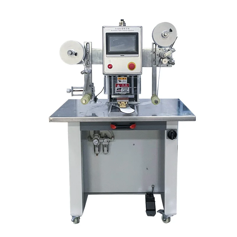 High Quality Electric Single Station Automatic Shoes Insole/Tongue Label Printing Punching Machine Double Head Core Engine