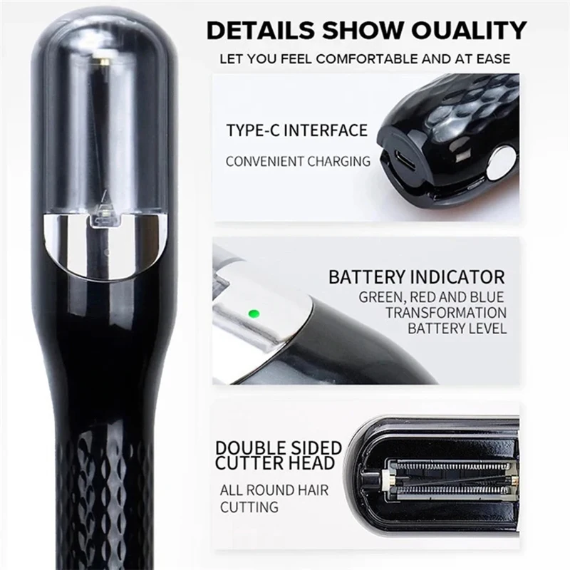 Portable electric hair clipper USB charging Split cordless hair clipper Hair clipper Cutting wireless hair clipper