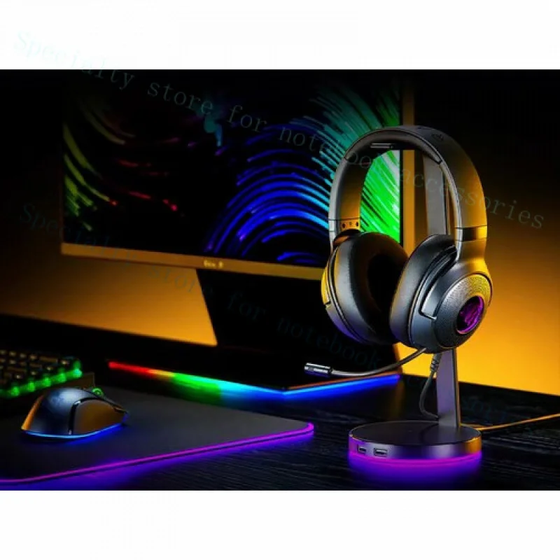 A++ أصلي لسماعات Razer Kraken V3 X 7.1 Gaming RGB Light USB الاحترافية ESPORTS #5