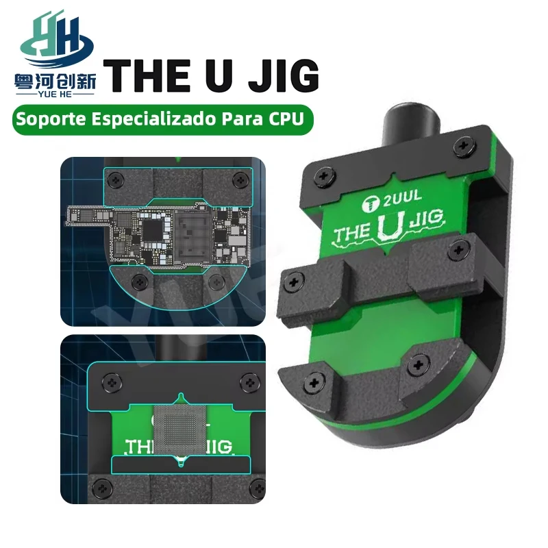 

2UUL THE U JIG Universal Phone Repair Fixture Heat Resistant for CPU and Motherboard Repair Stable Grip Professional Tool