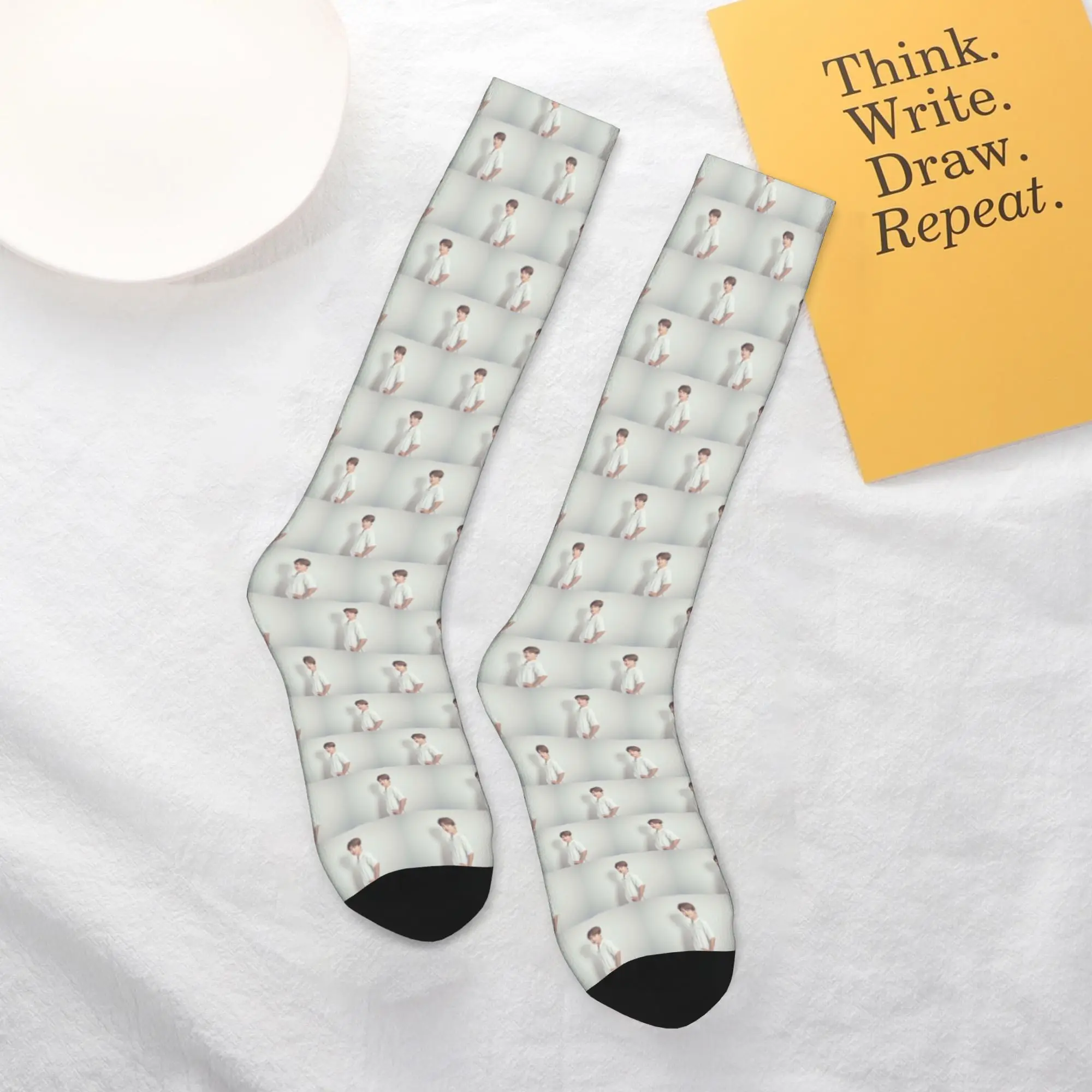 

All Seasons Crew Stockings park jimin mem Socks Harajuku Crazy Hip Hop Long Socks Accessories for Men Women Birthday Present