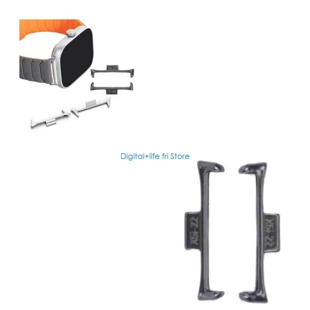 

E06D Metal Link Connectors Adapters Attachment For Watch GT2 Smartwatch Easy to Attac