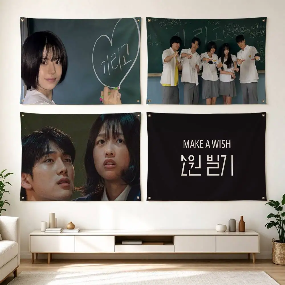 T-Thriller  If Wishes Could Kill  Flags Wall Hanging Tapestry Outdoor Garage Room Decorative flag Background Blanket