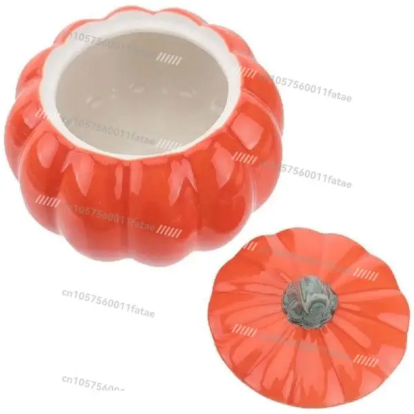 Pumpkin Shaped Ceramic Bowl，150ML Colors Kitchen Gadget