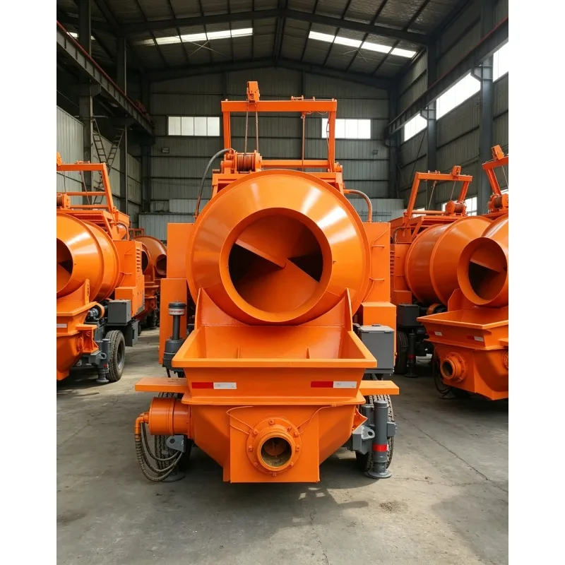 Secondary Structure Column Concrete Pump 3cm Aggregate Capacity Hydraulic System Diesel-Powered 15M/H High Efficiency 20m