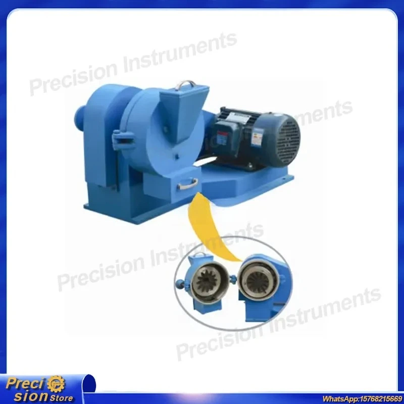 Laboratory Ore Grinder Disc Crusher 200 Mesh High Manganese Steel Fine Mill for Mineral Sample Preparation 1.5KW Benchtop