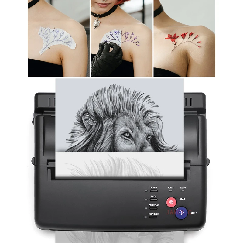 

Tattoo Thermal Printer Machine Flash Stencil Copier Printer Professional Tattoo Stencil Maker for Permanent MakeUp Body Art