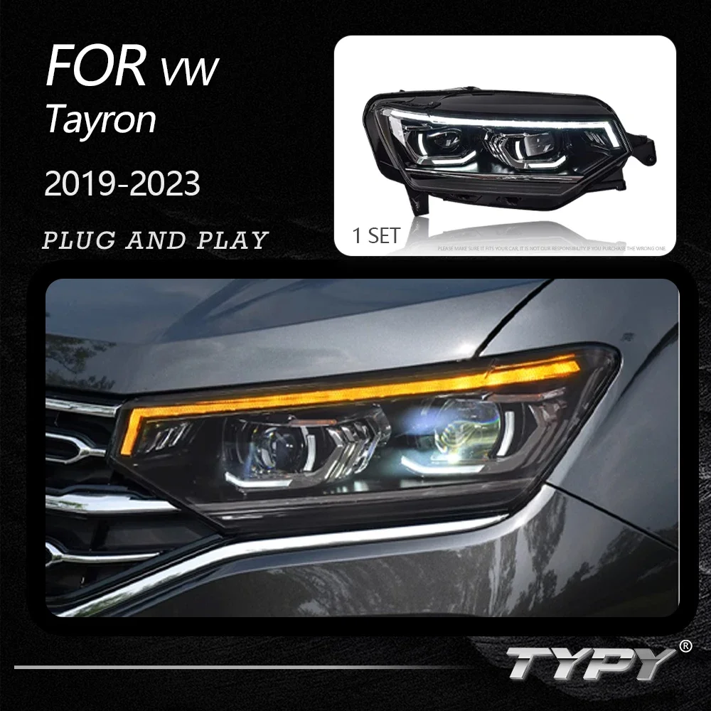 

TYPY Car Headlights For VW Tayron 2019-2023 Tayron X LED Car Lamps Daytime Running Lights Dynamic Turn Signals Car Accessories