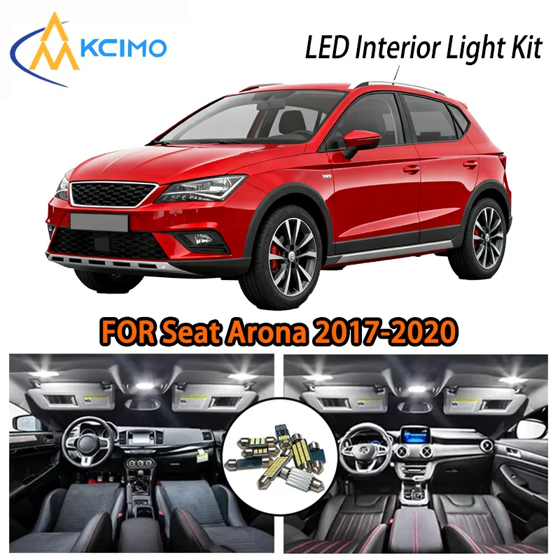 

KCIMO For Seat Arona 2017-2020 Car LED Lights, Warm Sport SUV Glow, 2 Colors, Solid Quality, Practical Interior