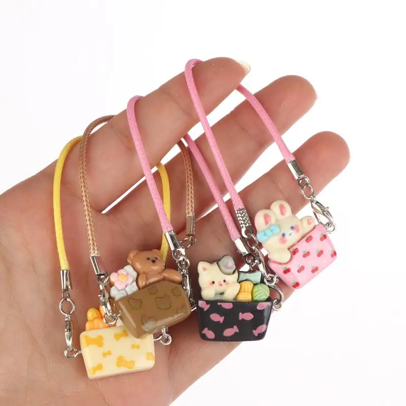 5/10 Pezzi Mini Borsa per Bambole, Accessori per Collo di Bambole, Ciondolo Decorativo per Casa delle Bambole, Giocattoli Fai-da-Te per Vestire le Bambole