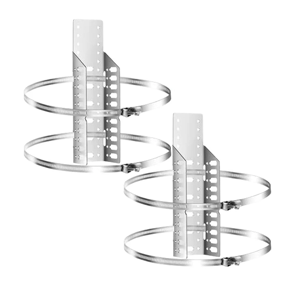 Stainless Steel Expansion Tank Mounting Bracket Kit With Water Heater Straps And Nails For Securing Cylindrical Gas Propane Tank