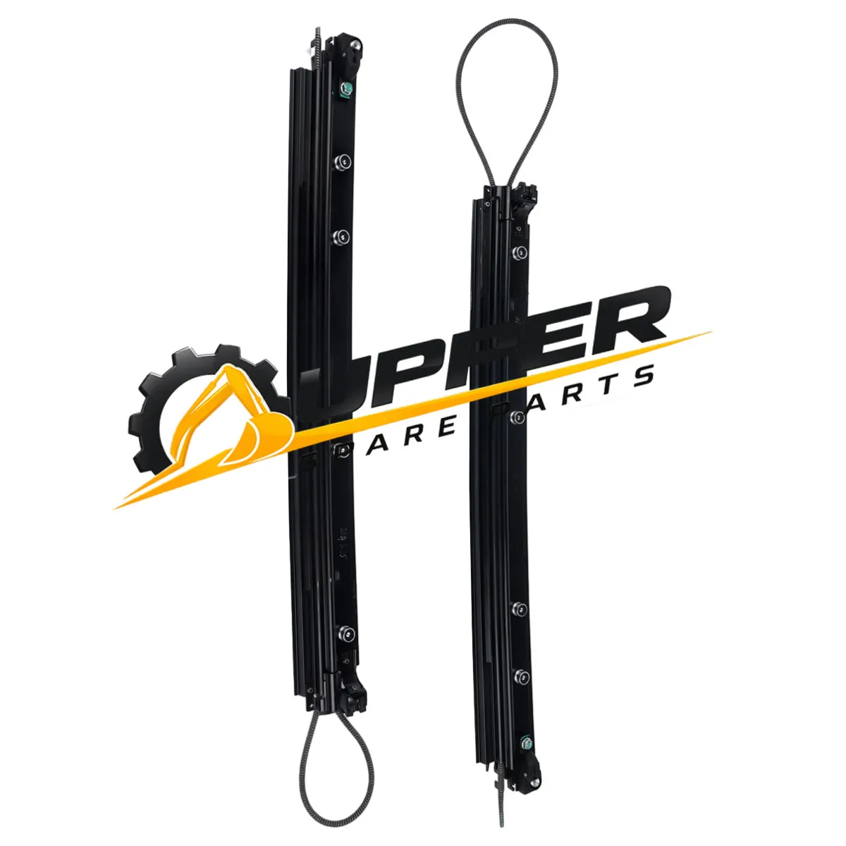 2xPanoramic Sunroof Glass Sliding Tracks For Mercedes Benz GLA-Class X156 15-20