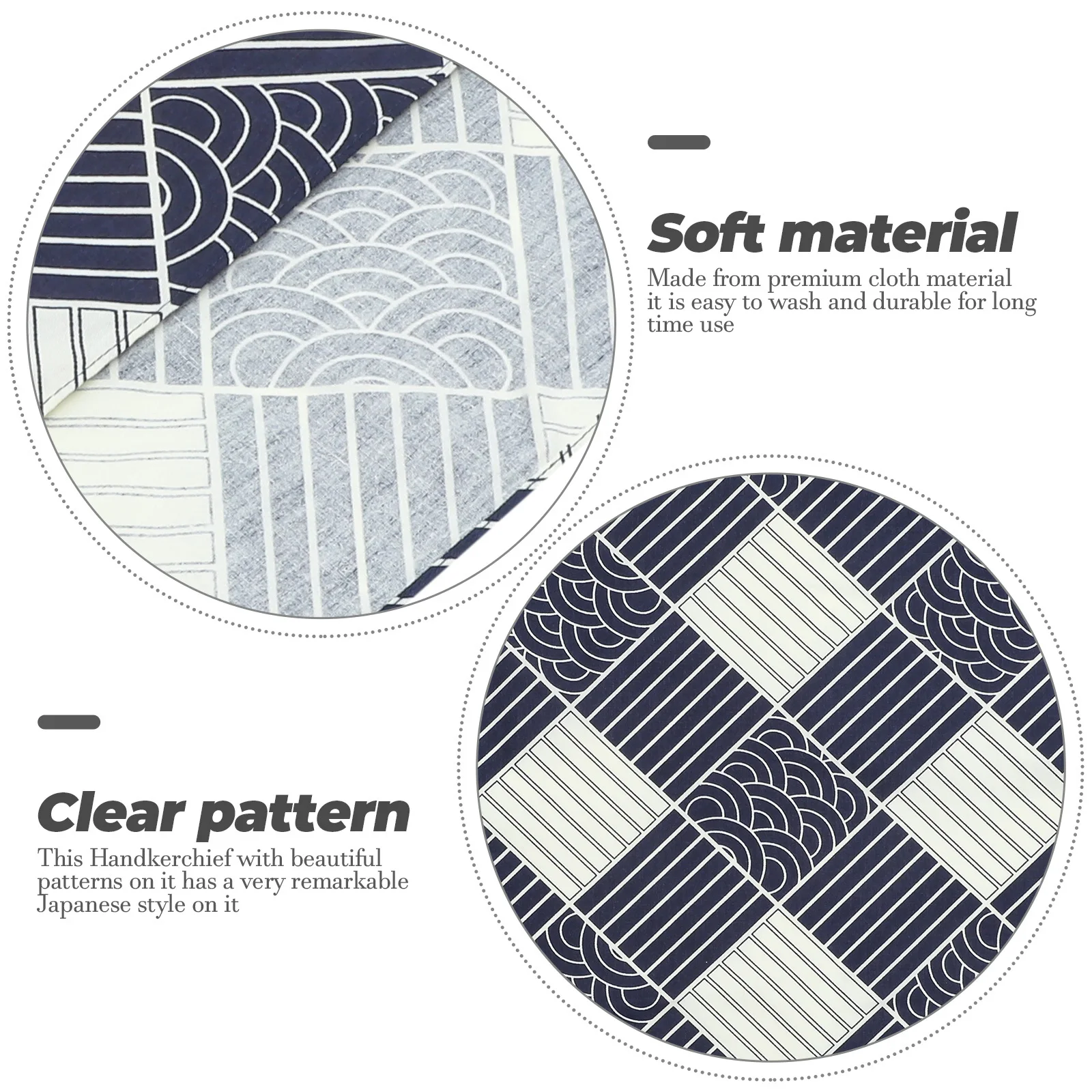 

Koi Print Japanese Style Handkerchief Meal Packing Cloth Gift Wrapping Fabric Table Mat Portable Napkin For