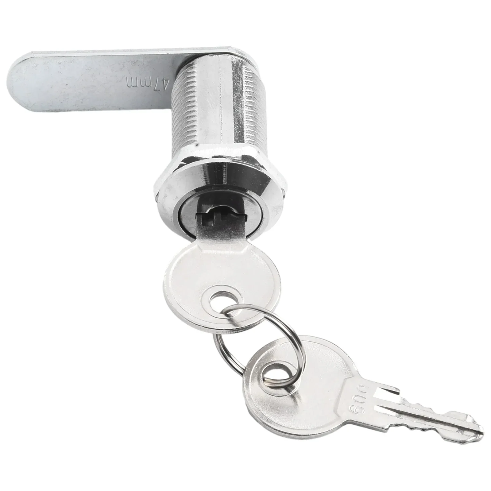 Silver Drawer Cabinet Lock Mail Box Locker Cam Lock Cupboard Door Tongue Lock With 2 Key Furniture Hardware Home Improvement