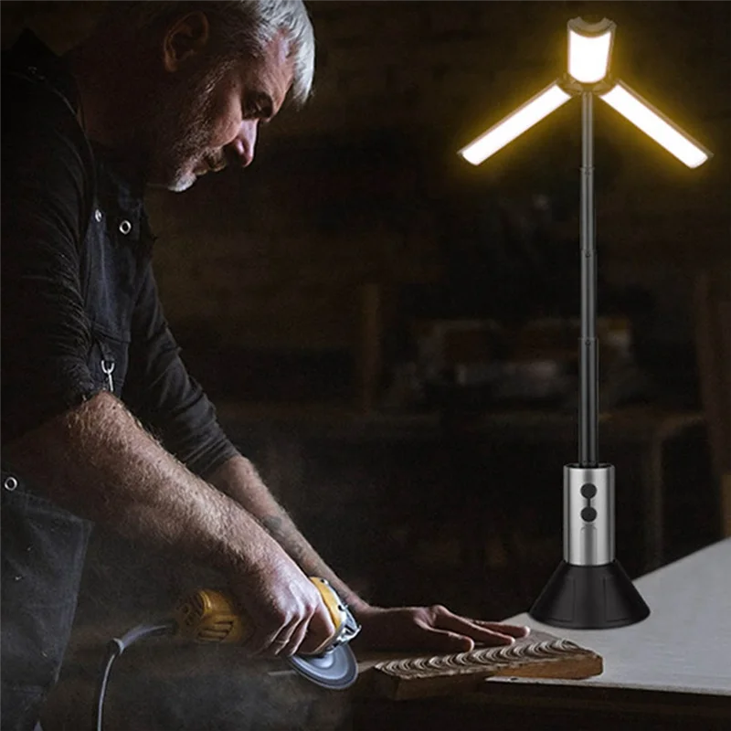ABNM Многофункциональный светодиодный уличный фонарь для кемпинга, Cmping Light/фонарик 2-в-1, лачный световой столб, подходит для улицы