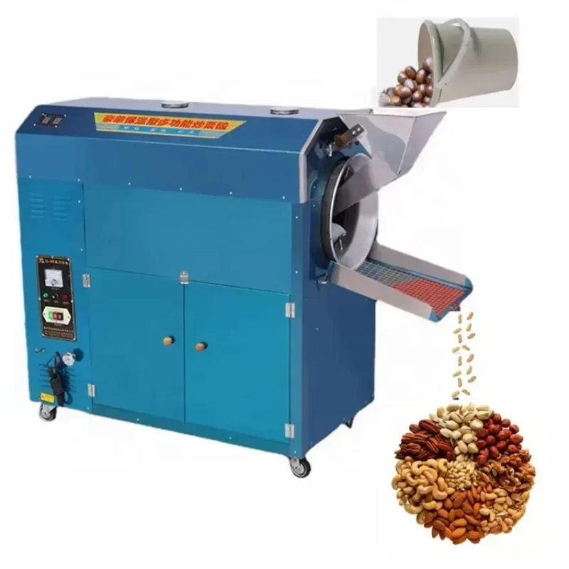 Heavy Duty Coffee Beans Bean Roaster Dry Oats Spice Pecan Toaster Nuts and Corn Ex Factory Price