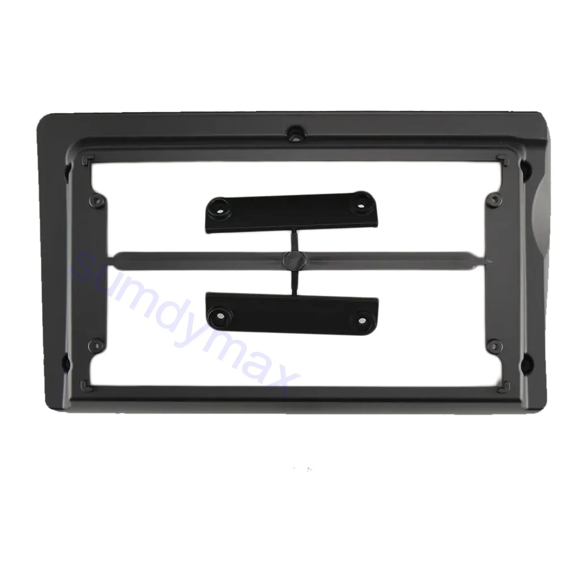 Android 2din Car audio Stereo frame For Toyota Land Cruiser 90 LHD car Radio Fascias Panel Frame 9 inch In Dash headunit screen