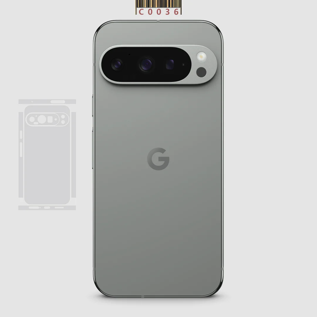 ملصق بتصميم Xray الجديد بالكامل من الجلد، غطاء حماية كامل للهاتف بلون عادي، جودة ممتازة لهاتف Google Pixel 9 #2