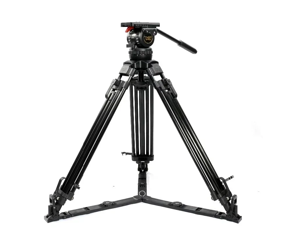 متوفر في المخزون TERIS V12T 100 مللي متر وعاء السائل رئيس الحمولة 12 كجم ألياف الكربون المهنية كاميرا فيديو كاميرا ترايبود للكاميرا