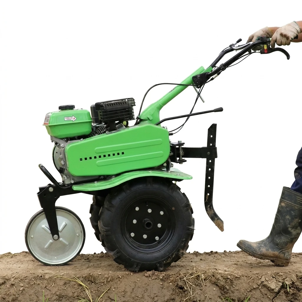 Handheld Electric Hoe Diesel Power Rotary Tiller Micro-Weeding Trenching Soil Loosening Household Small Field Ridge Cultivator