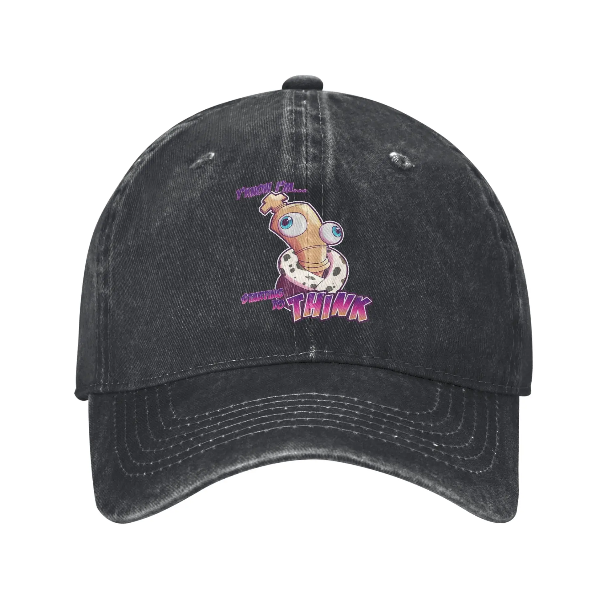 Cartoon Digitals Circus Kinger is Thinking Baseball Caps Distressed Washed Snapback Hat Unisex Summer Adjustable Hats Cap