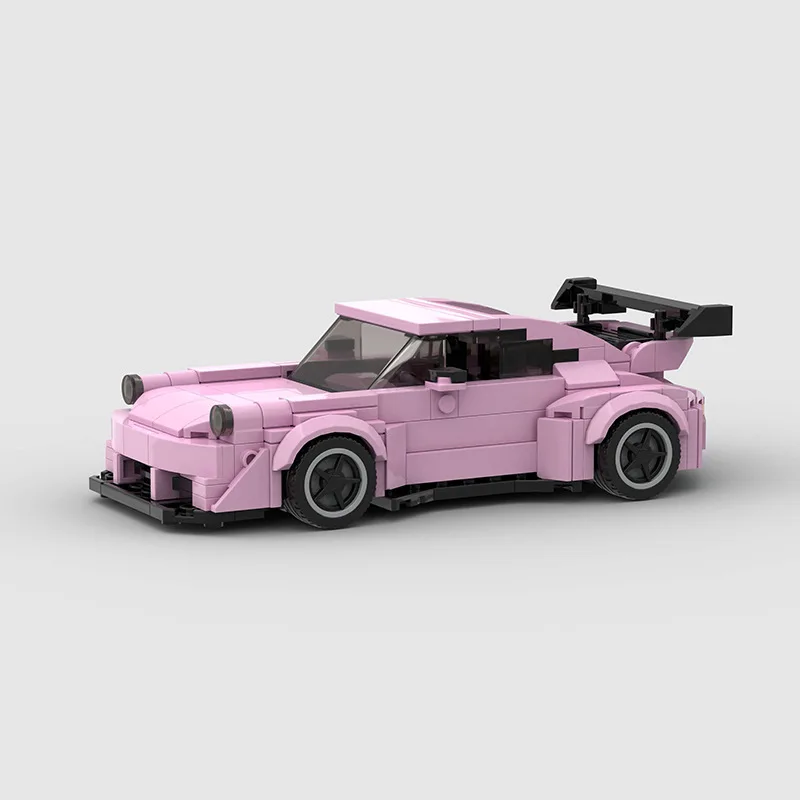 

MOC Pink Super Sports Cars Building Blocks Bricks DIY Sets Gifts Toys For Boys & Girls & Adults 354PCS