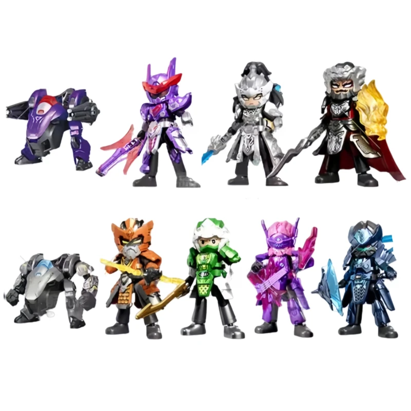 

Новые мифы «Три королевства» WuKong, строительные блоки, собранная модель людей, мех, детские развивающие игрушки, подарок на праздник для мальчиков