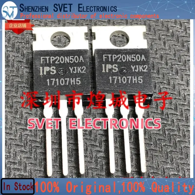 10PCS-50PCS  FTP20N50A  MOS TO-220 500V 20A Original In Stock Fast shipping