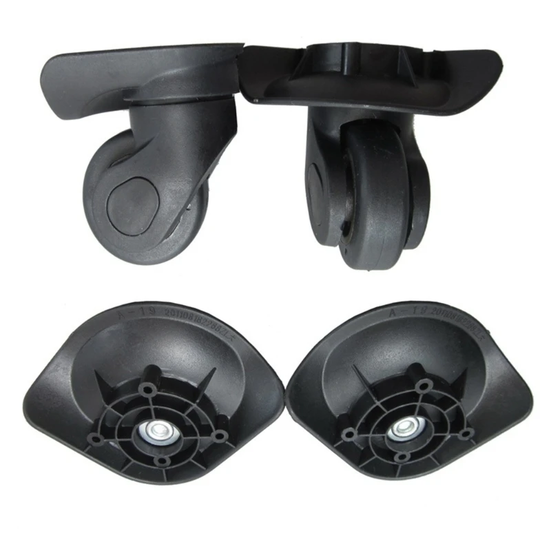 1 Pair A19 Replacement Luggage Wheels Repair DIY Accessories for Travel Suitcases