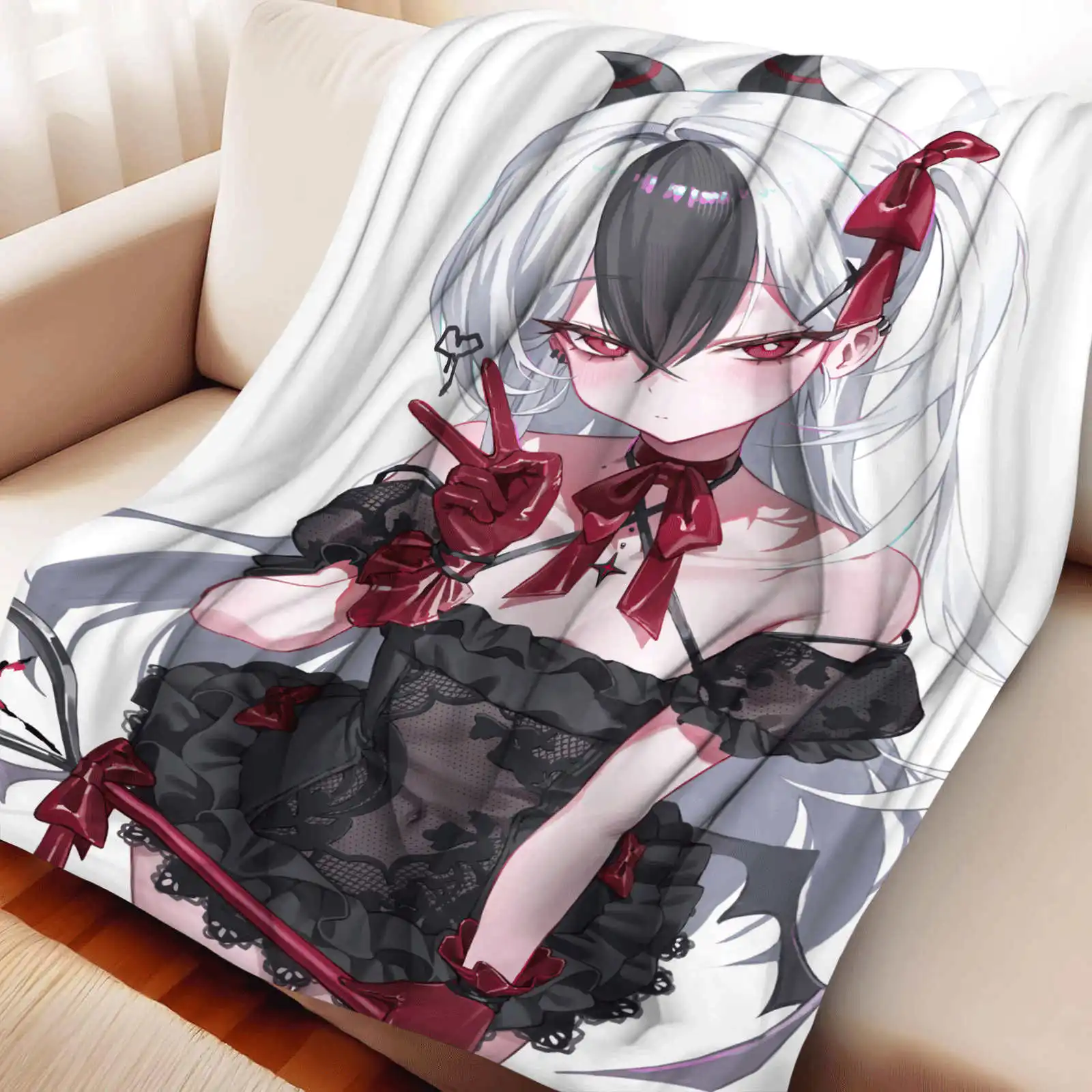 

Синий архив, аниме, теплые одеяла для девочек, фланелевое покрывало для гостиной, новинка, чехол для дивана-кровати