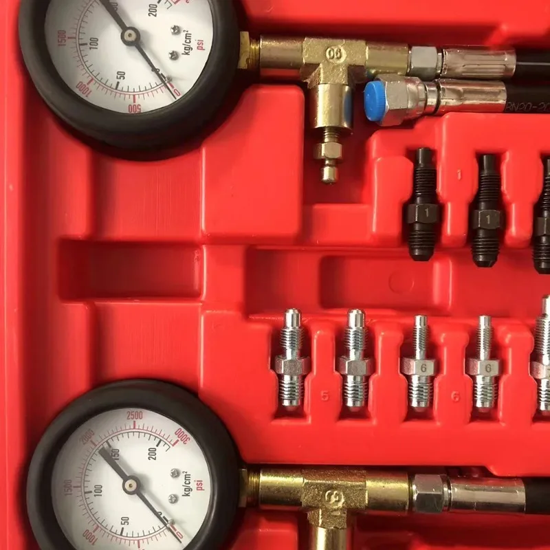Brake Pressure Test  Kit Service Tool Master Cylinder Valve Mechanic Set ABS  Hydraulic Oil Pressure Gauge