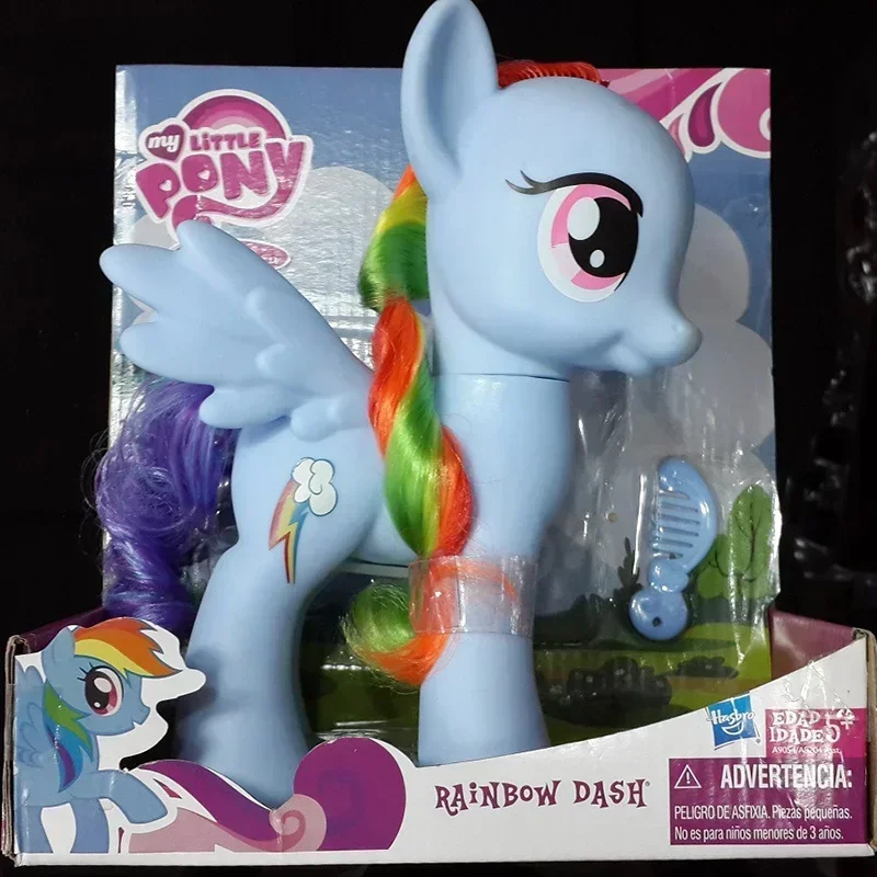 2024 My Little Pony Action Figures Twilight Sparkle Rainbow Fluttershy Pinkie Pie Rarity Pony Model Toys Girls Surprise Gift